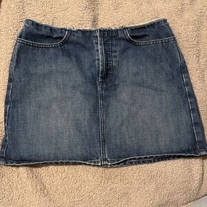 J. Crew Dark Blue Mini Skirt